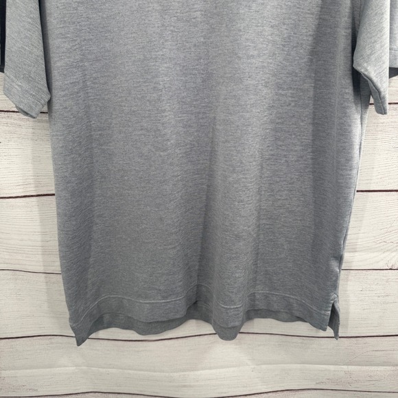 FootJoy Golf Polo Shirt Hunters Green Country Club Striped Mens Size Medium - Picture 5 of 9